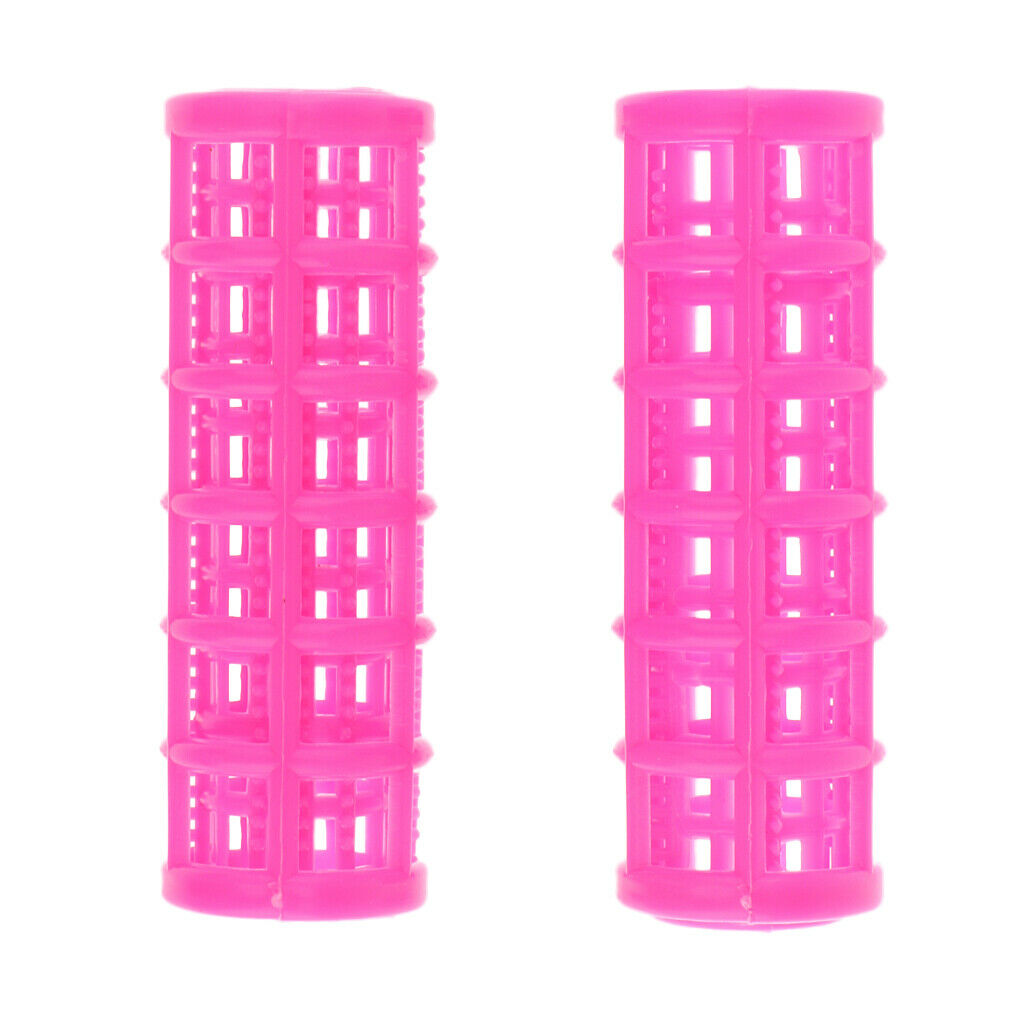 12 Packs Large-Size Hair Rollers, Hairdressing Salon Styling Curlers Grips