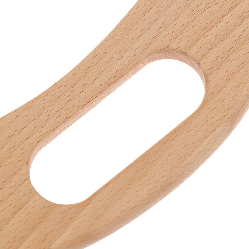 Wooden Deep Tissue Scraping Massage Tool Trigger Point Massager Full Bo.l8
