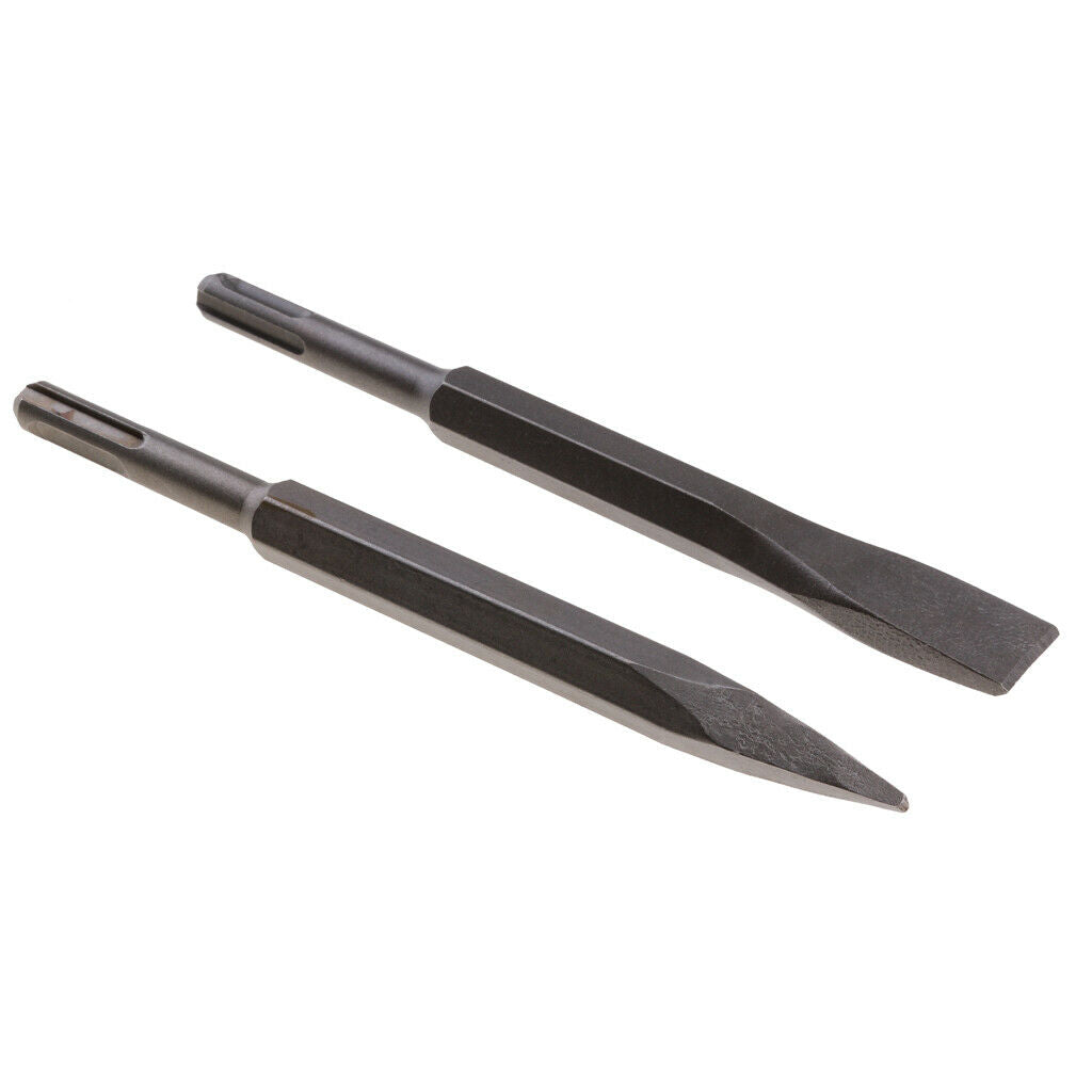 Flat  Round Handle Electric Hammer Walls Granite Steel High Resistance Gray
