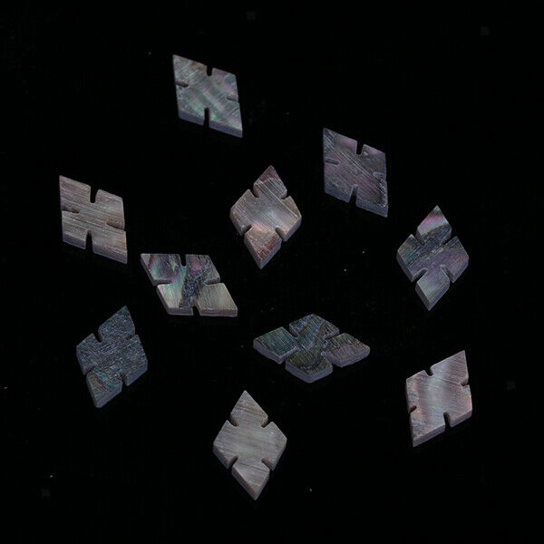 10pcs Diamond Snowflake Shell Dot Position Fingerboard Marker For Electric