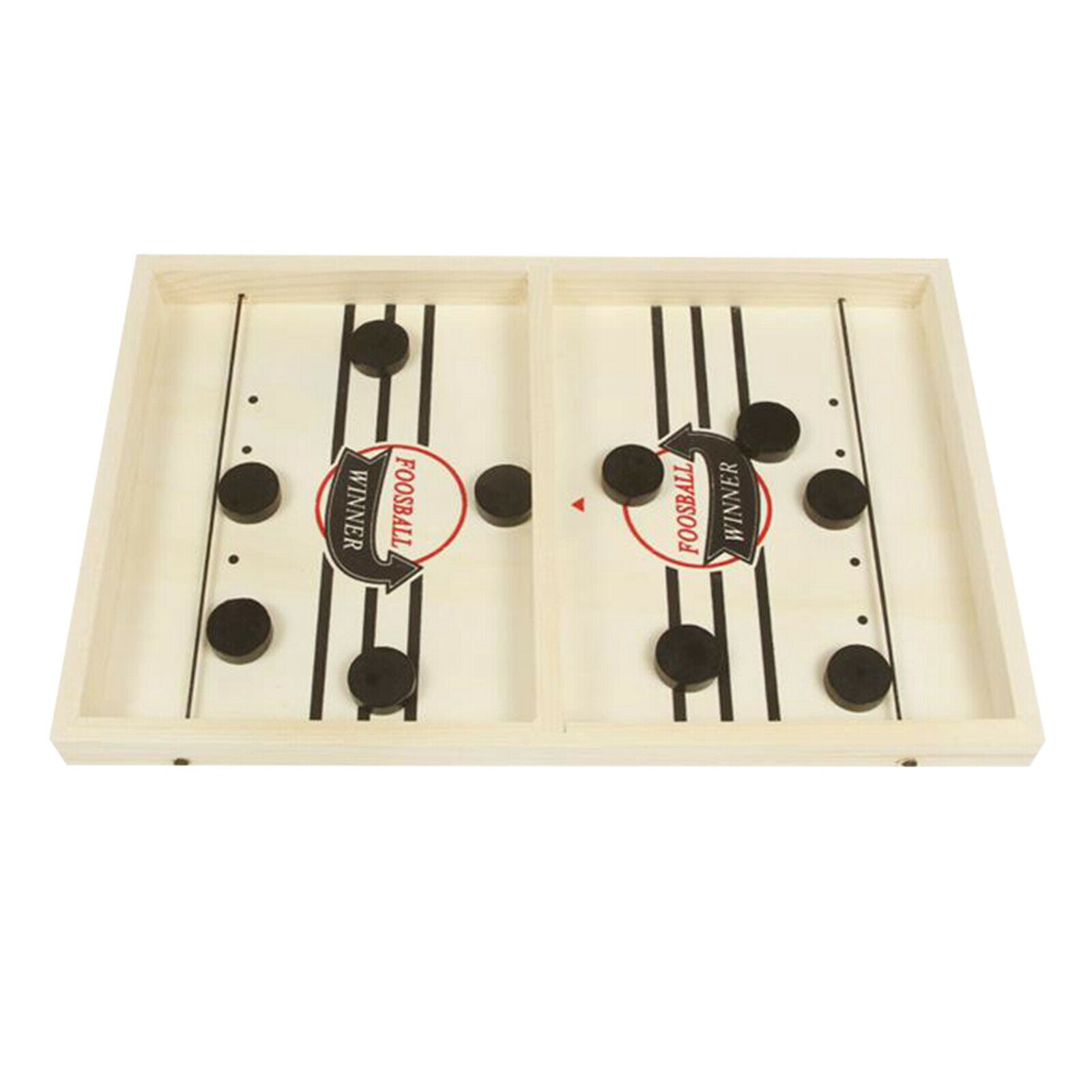 Sling Puck Game Tabletop Sling-shot Foosball Winner Hockey Board Small