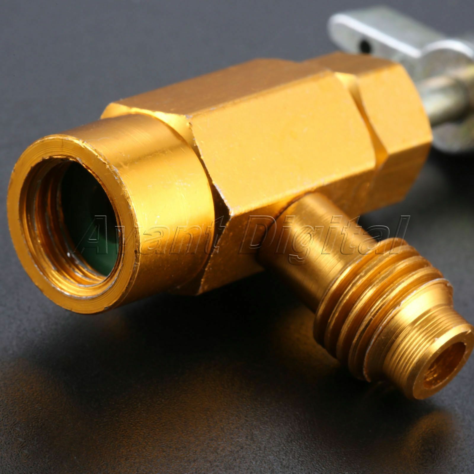 AC Interdynamics R-134a R-134 DV-134 Brass CAN TAP Dispensing Valve 1/2" ACME