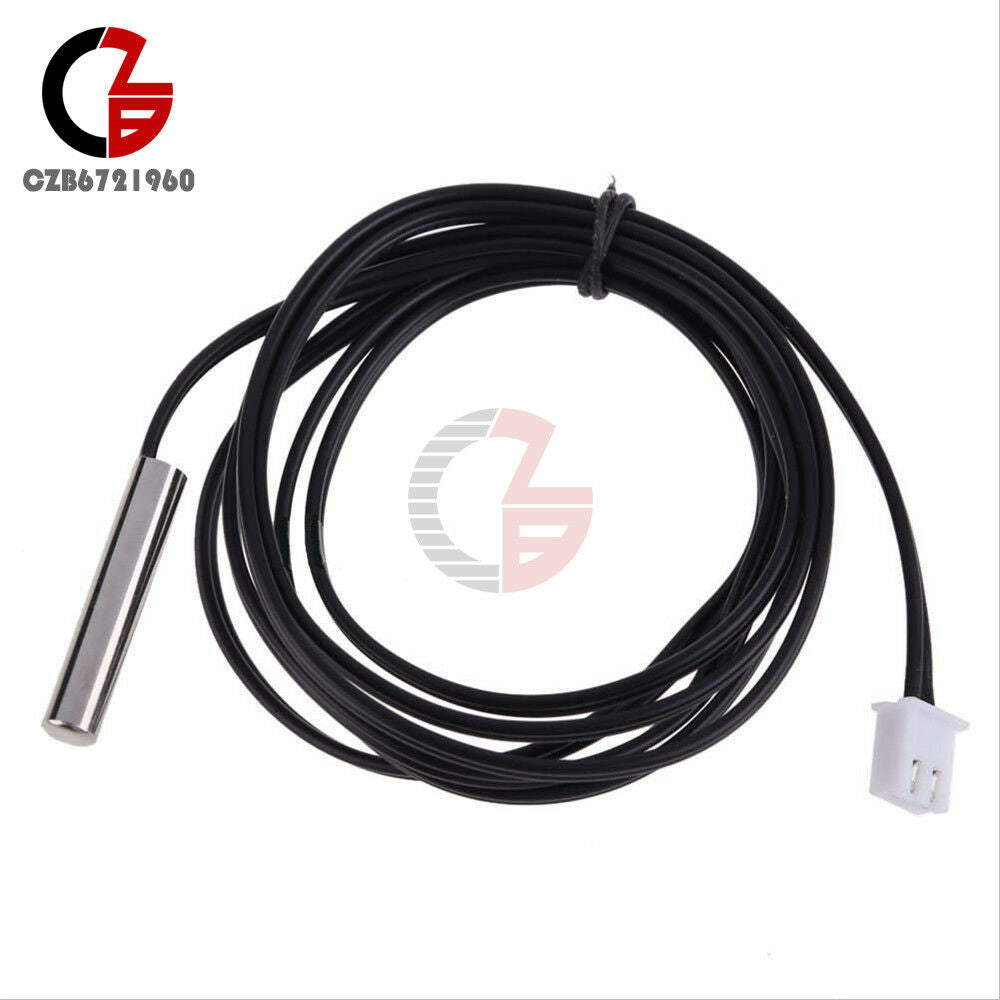 20PCS NTC Thermistor accuracy temperature sensor 10K 1% 3950 Waterproof Probe 1m