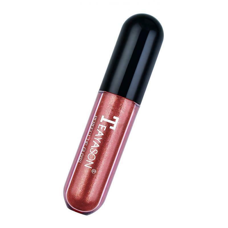 Women Girls Lip Gloss Long Lasting Moisturizing Makeup Glitter Lipstick 08