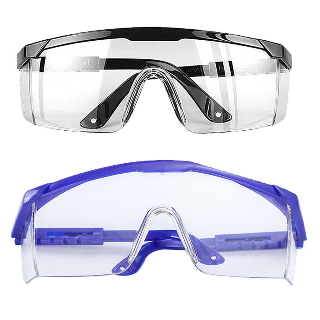 Set of 2 Cycling Goggles Sunglasses Motorcycle Lab Safety Eyewear Eyes Guard