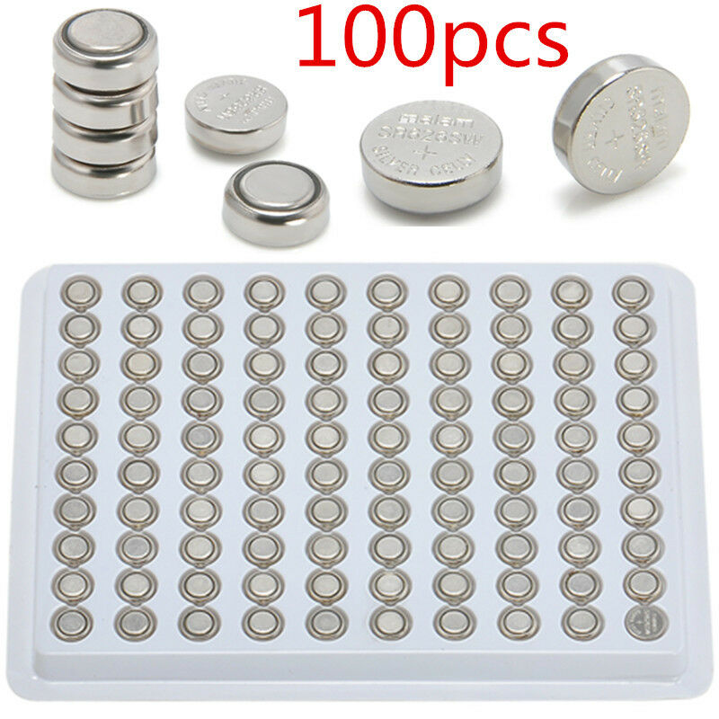 SR626SW AG4 377 LR626 Alkaline Button Cell Watch Battery Batteries 1.55V 100pcs