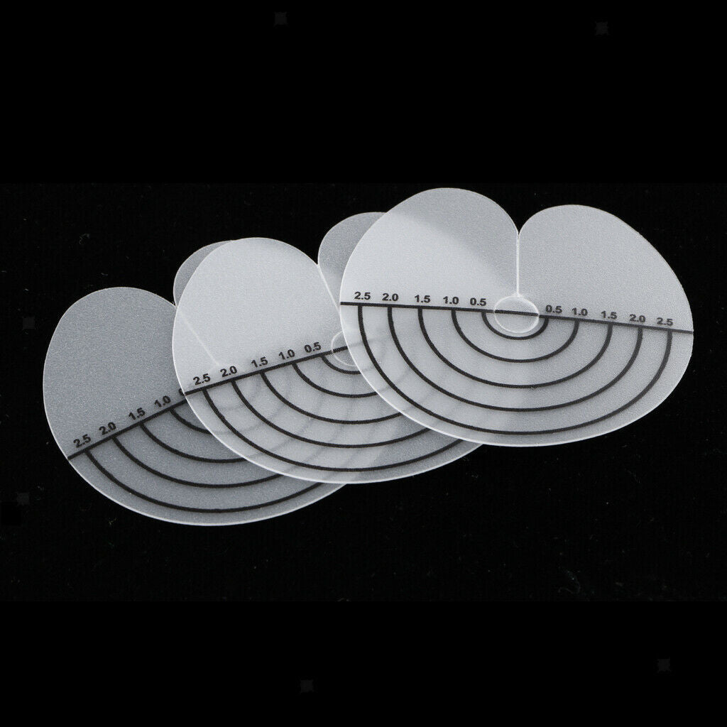 50x Circular Plastic Heat Shield Guards Protector Separator for Hair Styling