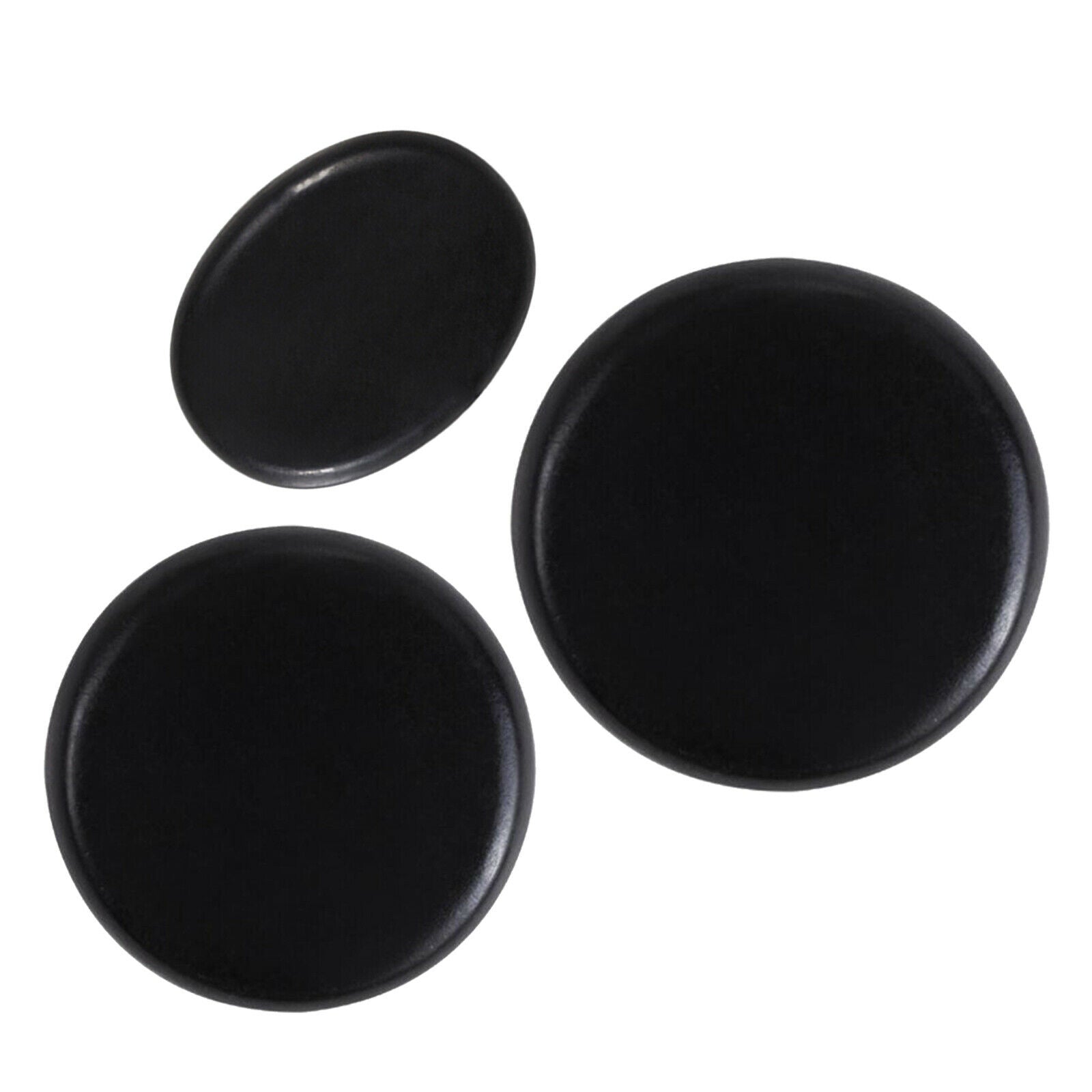 6 Pcs Hot Massage Stone Set Natural Basalt Warmer Rock Kit Salon Home Spa  - 4 x