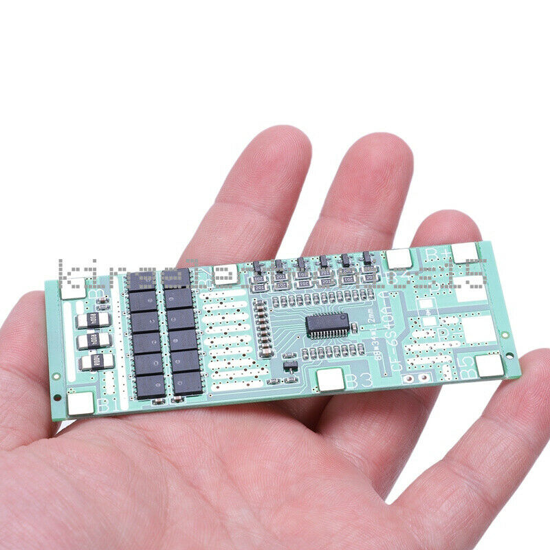 6S 40A 24V 18650 Li-Ion Lithium Battery Poretect Board Solar Light Bms Pcb