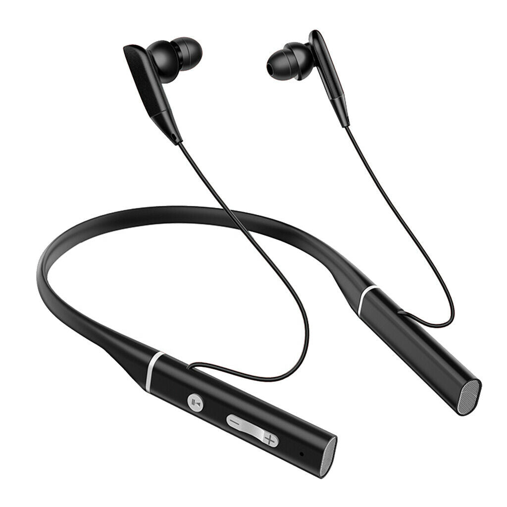 G15 Bluetooth Neckband Headphones Earphones for Sports Gym Running Black