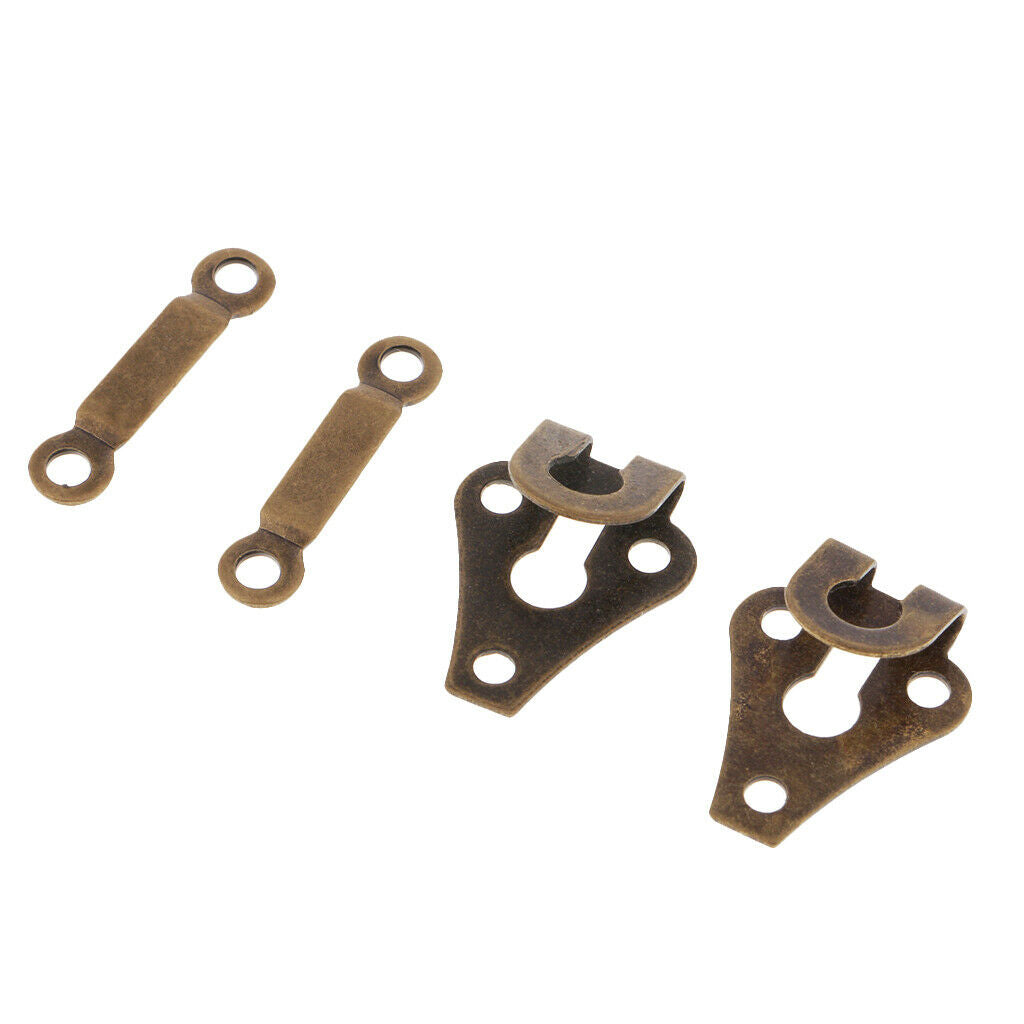 20 Pairs Bronze Sewing Hooks Eyes Closures for Trousers Skirts Dress Sewing