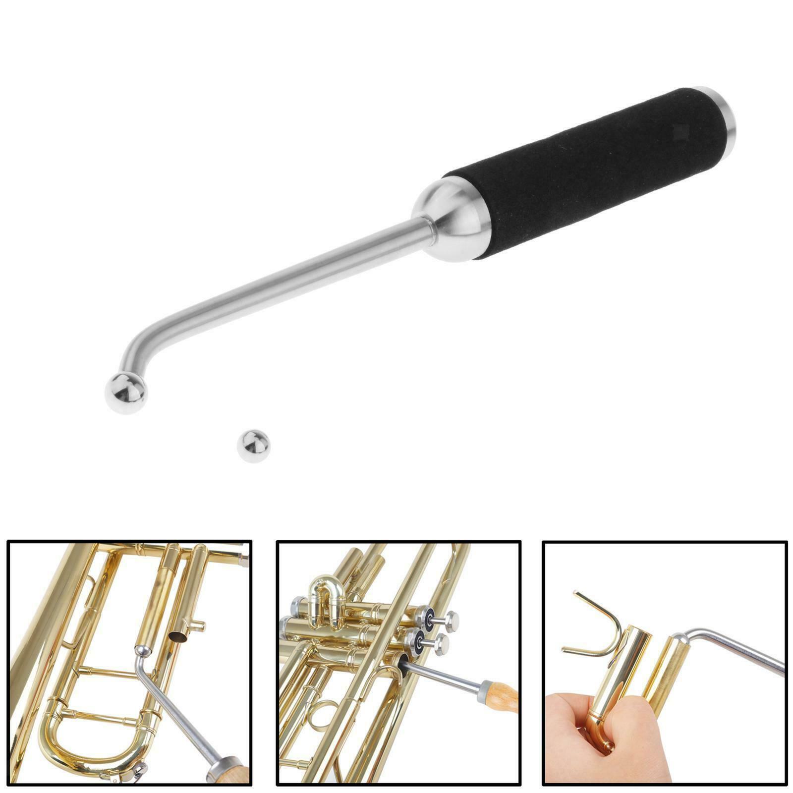 Trumpet Repair Handle Tools w/ 2 Balls Accessories for Trumpet French Horn