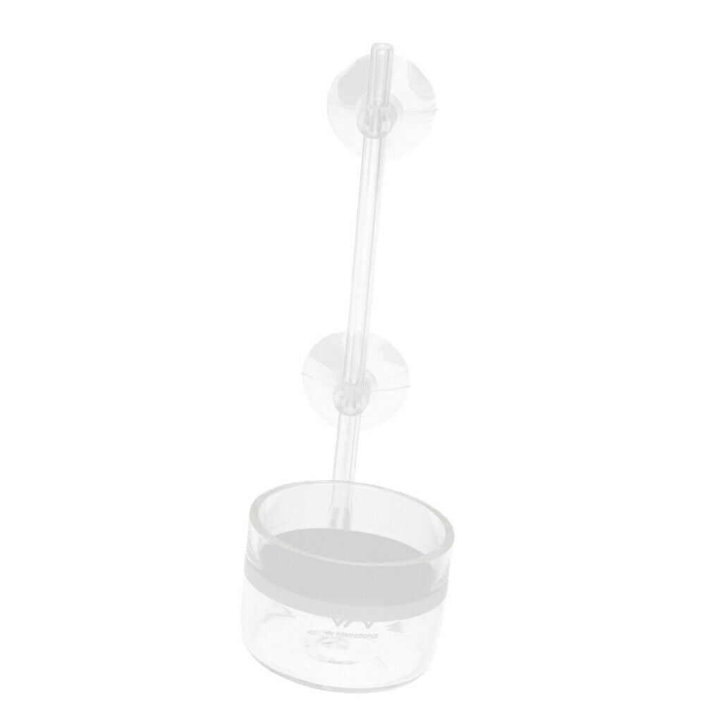 Glass CO2 Diffuser with L-Shape Connecting Tube for Aquarium Tank XXXL