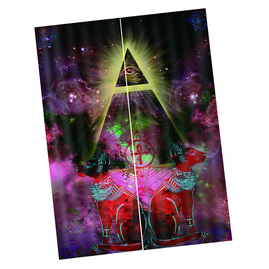 Waterproof Creative Illusion Curtains for Kids Room Decoration 170x200cm