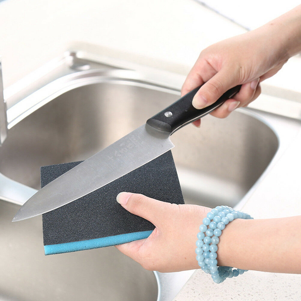 Nanometer Diamond Sand Magic Sponge Descaling Kitchen Home Cleaning Brush.l8