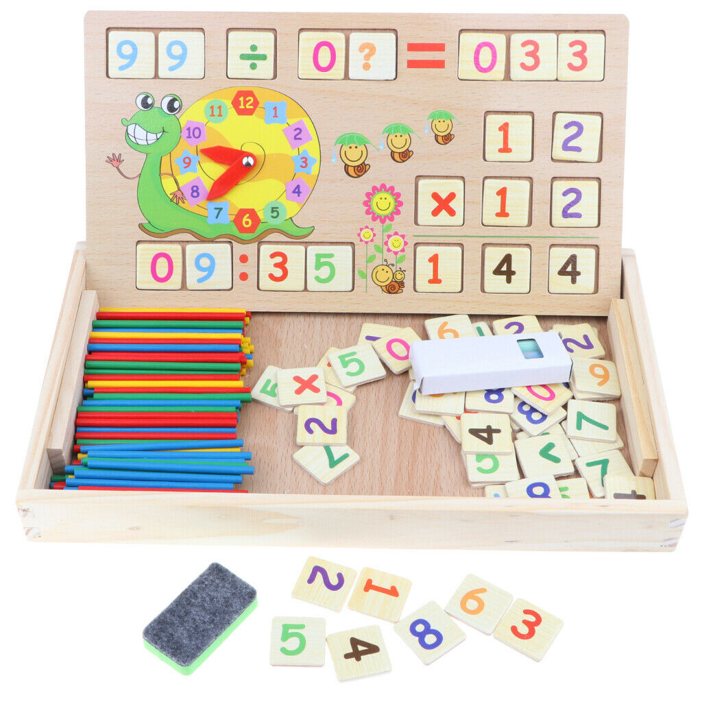 Montessori Educational Toys Math Number Counting Sticks Preschool Toys