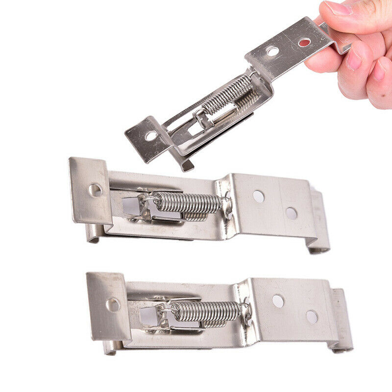 1pair Car License Plate Frame Holder Trailer Number Plate Clips Spring Lo.l8