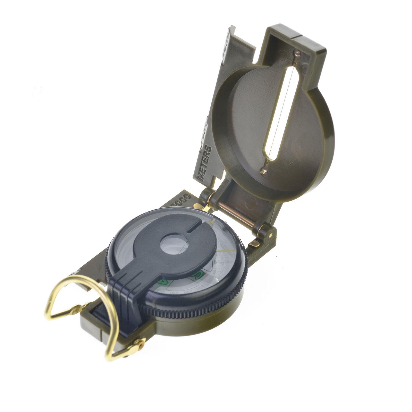 Pocket Outdoor Military Army Hiking Camping Lens Survival Lensatic Mini Compass