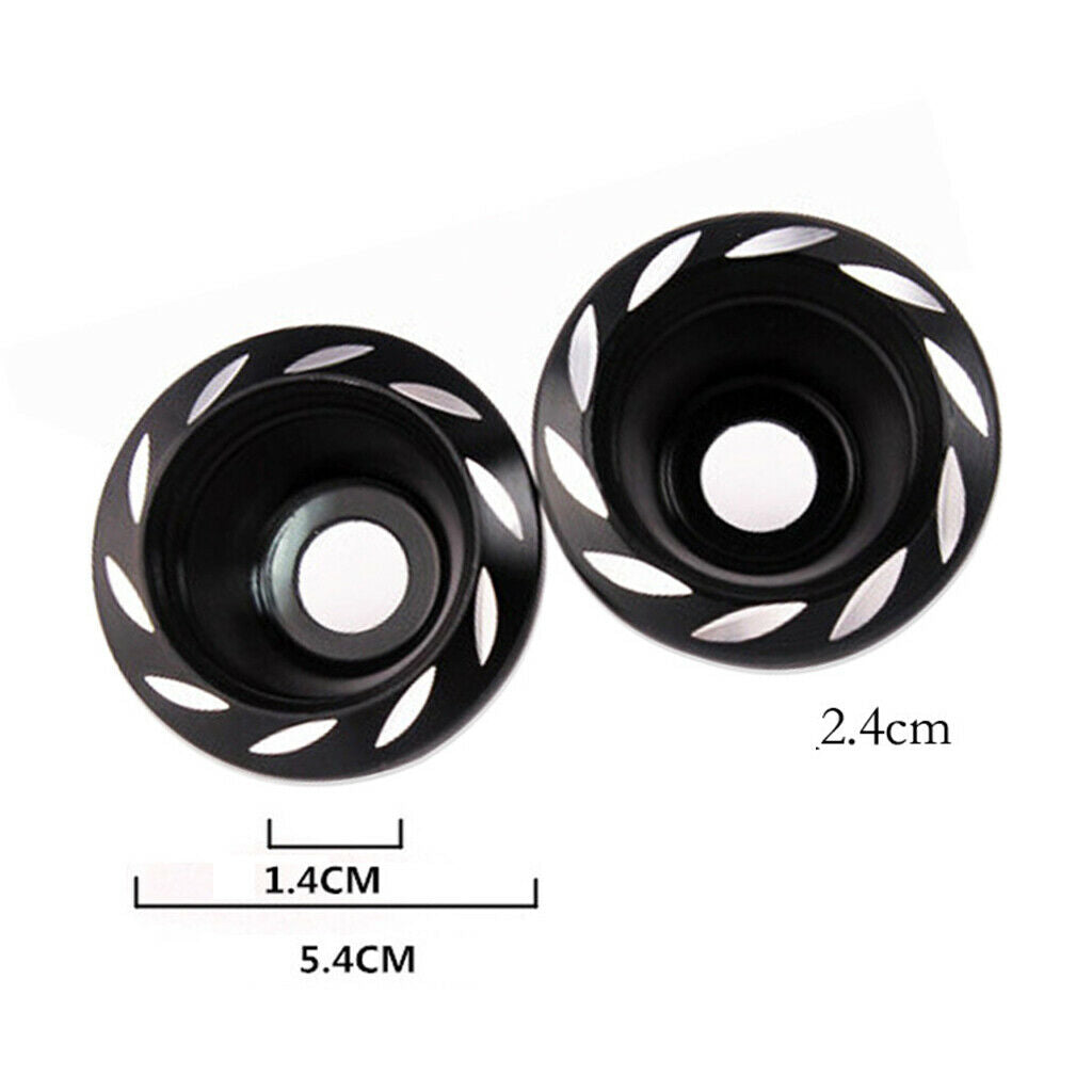 Motorcycle Front Fork Decoration Cup Wheel Drop Resistance Holder  Black