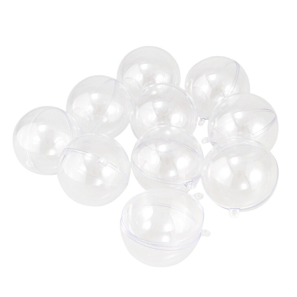 10pcs Fillable Ball Hollow Ball Birthday Decors DIY Window Hanging 5cm
