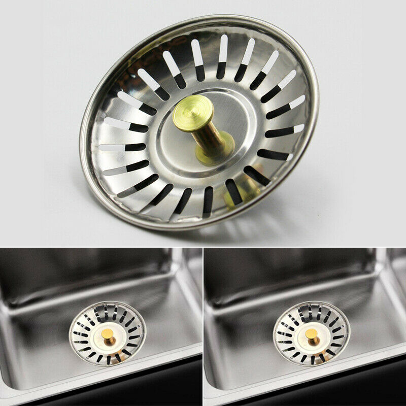 1x Floor Drain Sink Filters Stainless Steel Drain Plug Home Practical Durable