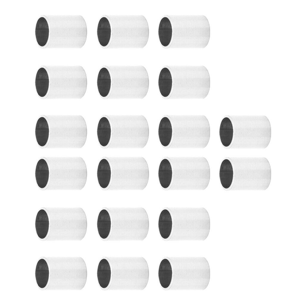 20 Metal Smooth Stainless Steel Column Spacers Loose Beads Jewelry Accessories