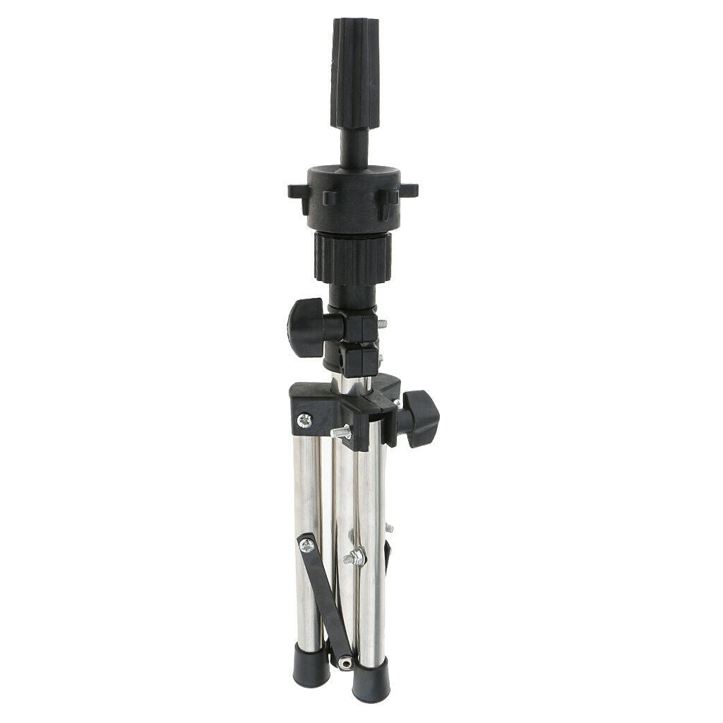 Metal Tripod Stand - Wig Head Stand Holder for Cosmetology Hairdressing Training