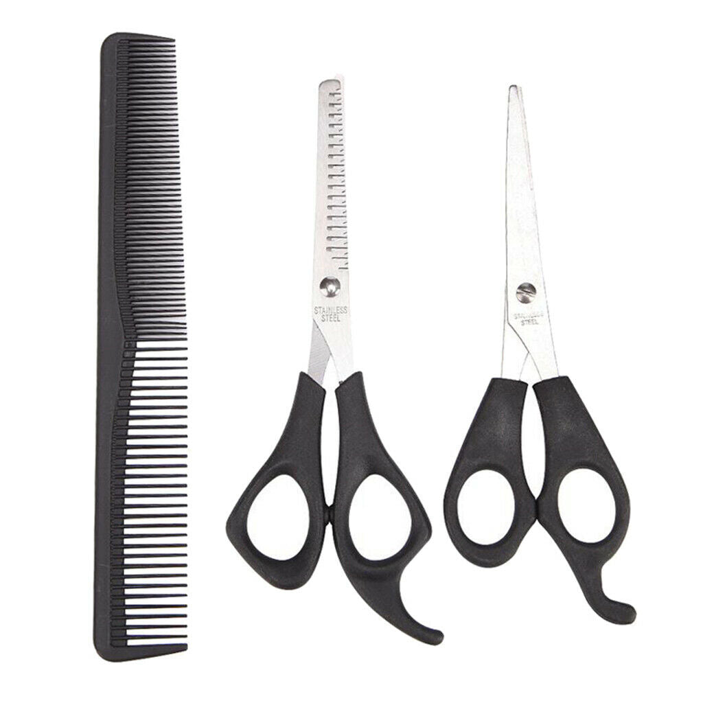 Professional Hair Cutting Scissors & Thinning Shear Set with Comb Set