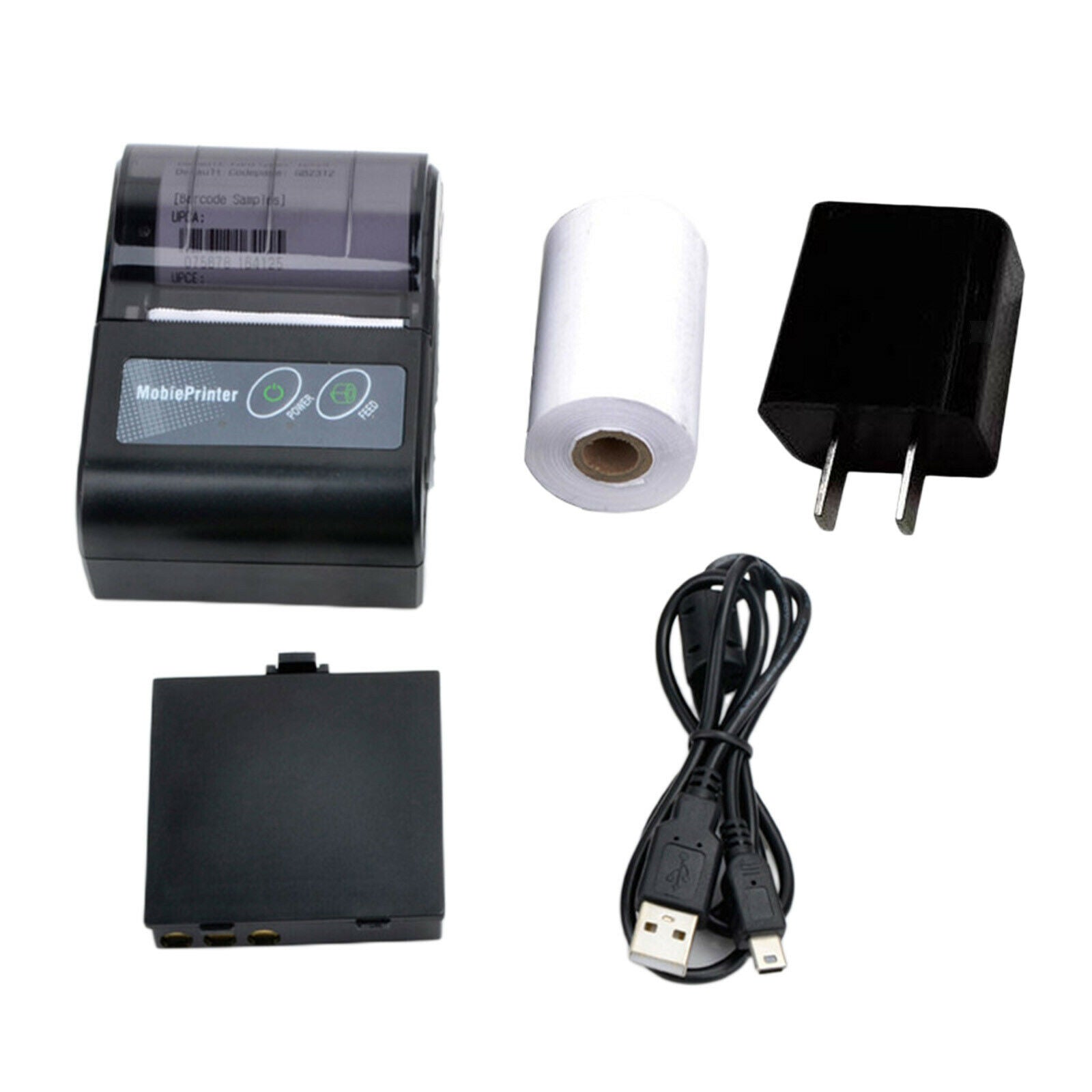 Wireless Mini Bluetooth Printer Portable Thermal Receipt Printer Mobile PC