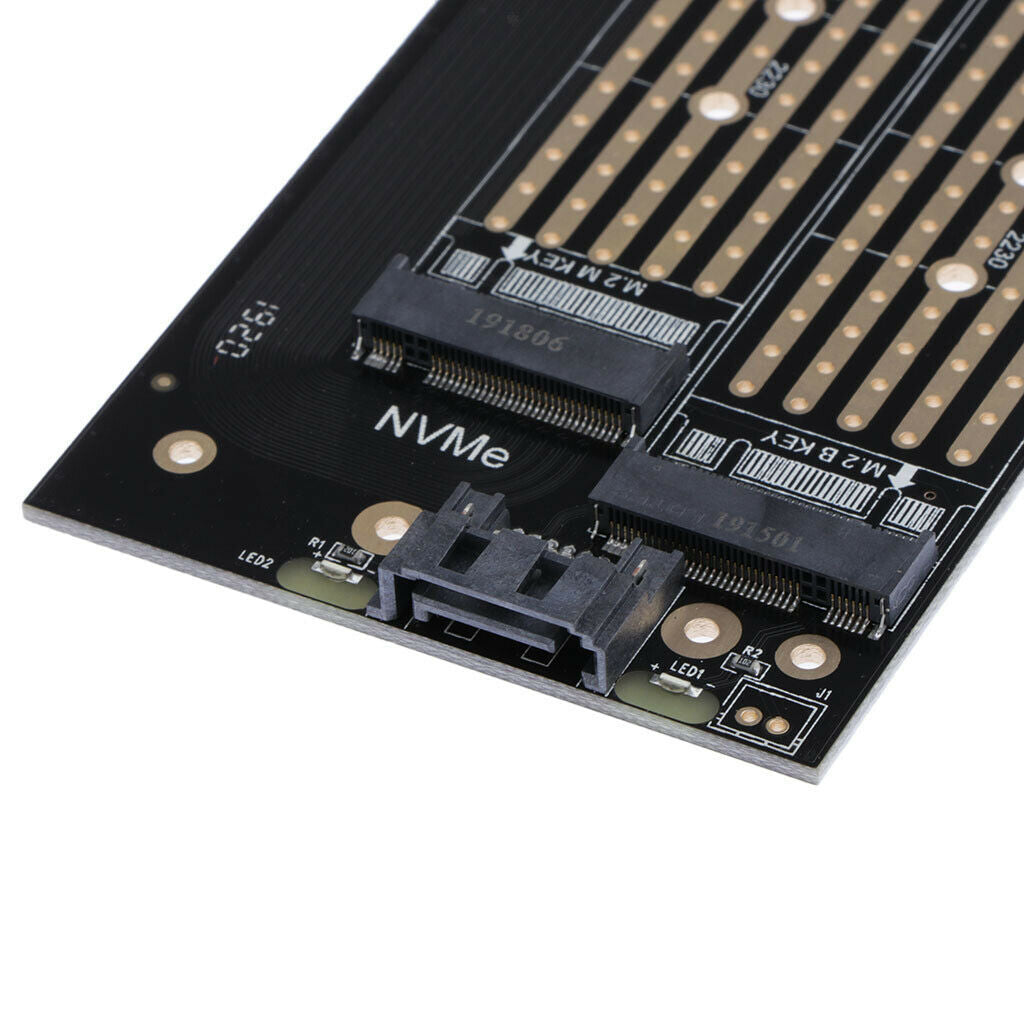 M.2 SSD NVME (M-Key) or SATA (B-Key) to PCI-e 3.0 x 4 Host Controller Card