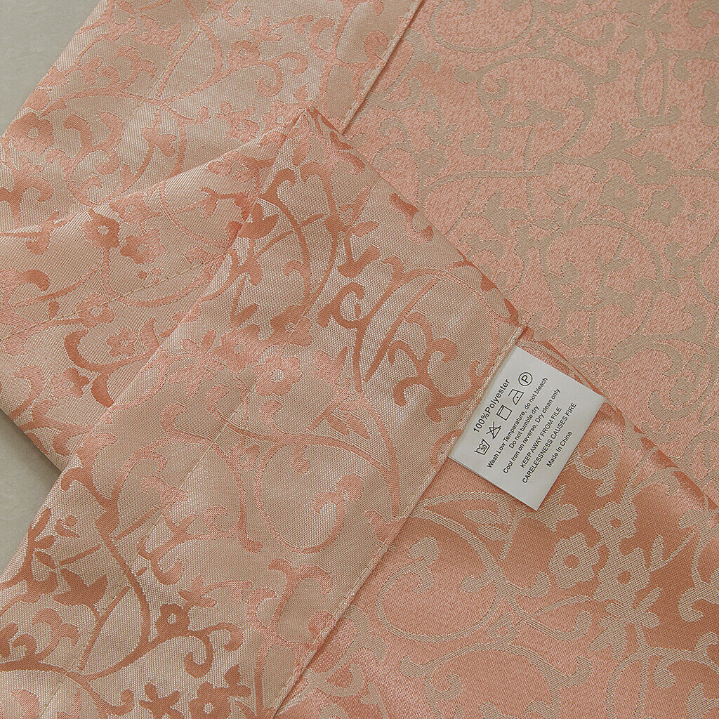 132x46cm Decorative Tier Curtain Short Curtain Half Kitchen Valance Pink