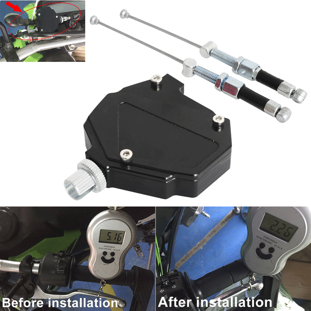 Motorcycle Stunt Clutch Lever Easy Pull Cable System Universal for Dirt Pit Bike