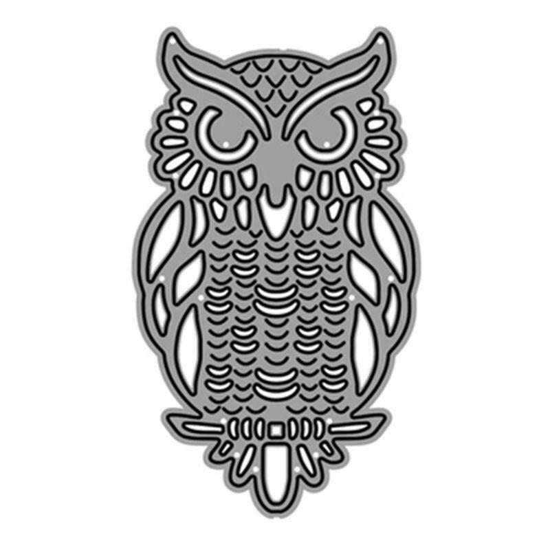 One Owl Metal Cutting Dies Stencil DIY Scrapbooking Album Stamp Paper Card