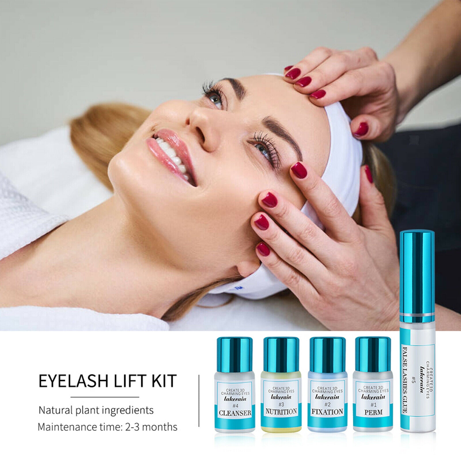Kit Complete Eyelash Perm Kit, Professional Eyelash Lash Extensions,