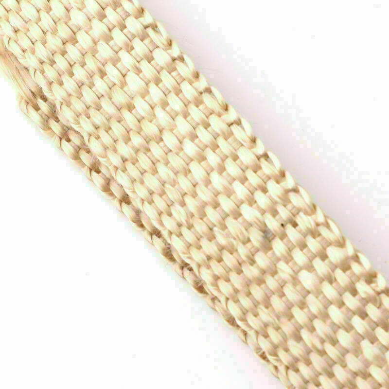 4/5" 50Ft Roll Fiberglass Exhaust Header Pipe Heat Wrap Tape Khaki +10 Ties Kit/