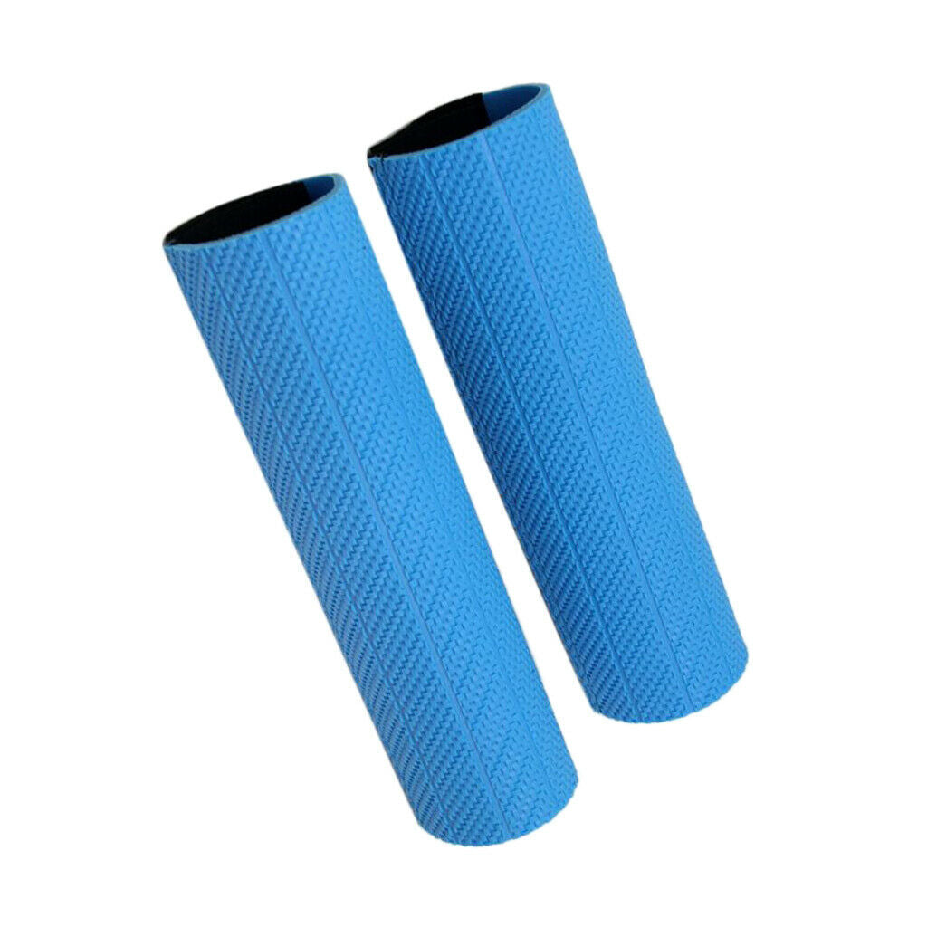 Motorcycle Front Fork Protector Shock Absorber Guard Wrap Cover Skin  Blue