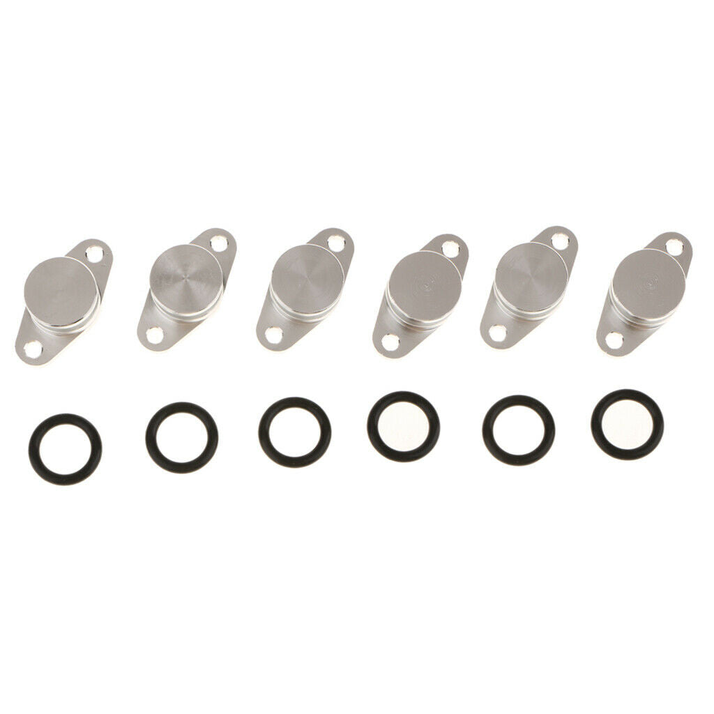 6 Pieces 22mm Swirl Flap Blanking Bungs Gasket for BMW E46 320 330 E60 520