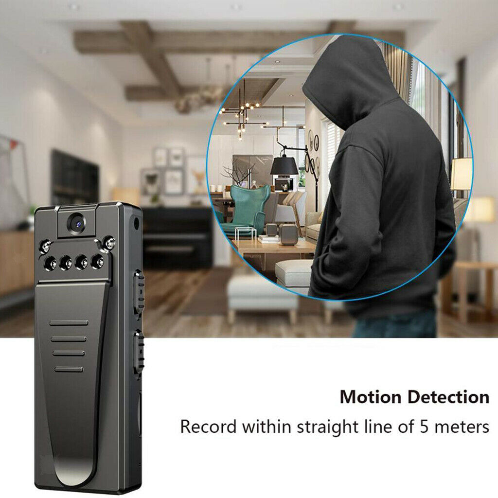 Body Camera 720P Wearable Body Cameras Night Vision Camera Small Body Daily Use