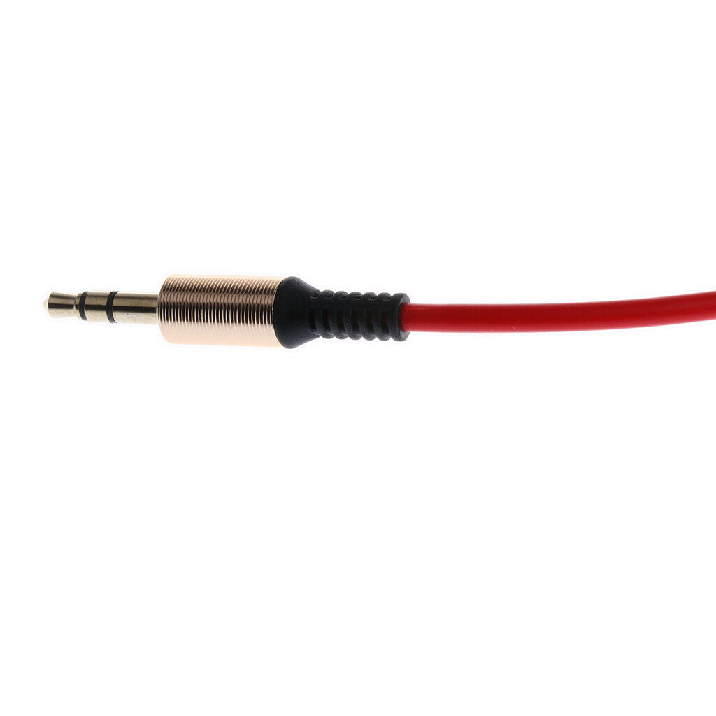 3Pieces Universal Spring Coiled 3.5mm Aux Cable Mic Stereo Audio Auxiliary Cord
