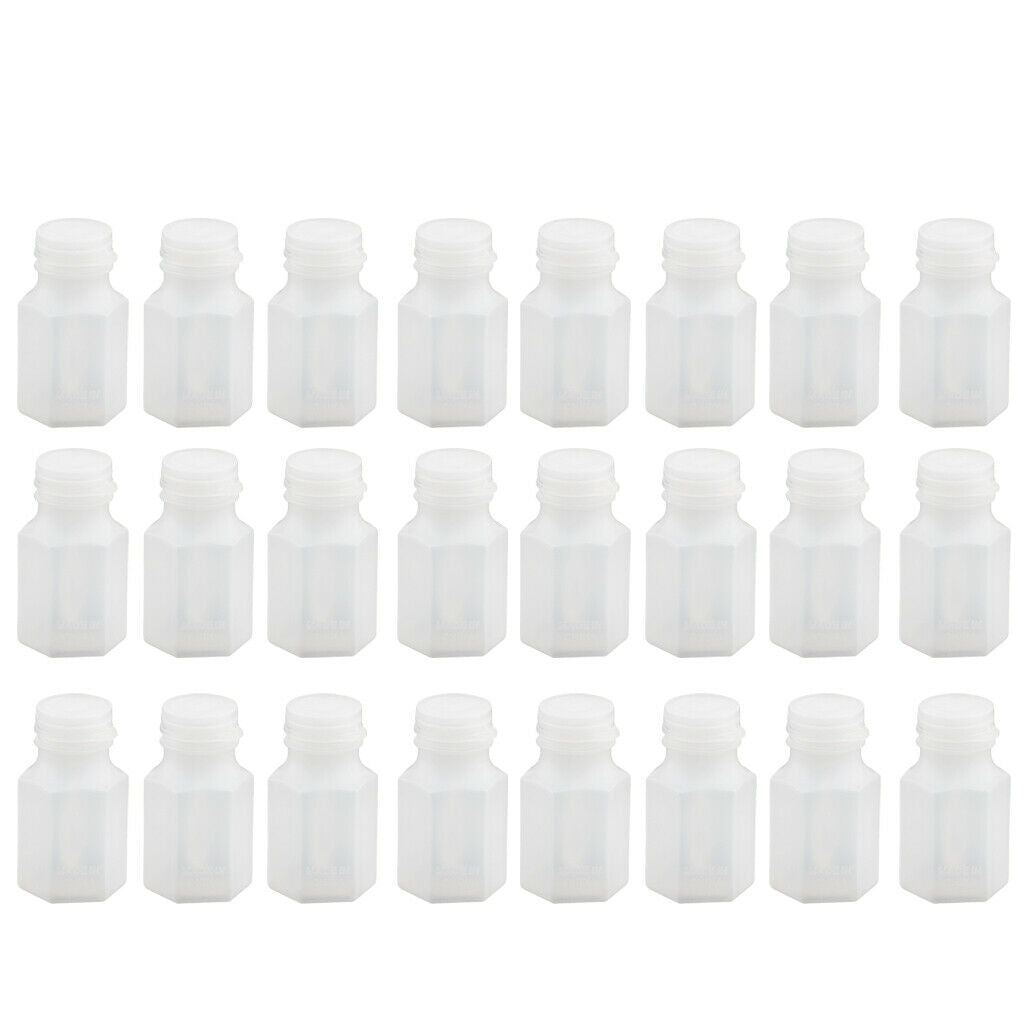 24pcs Hexagon Shape Empty Bubbles For Wedding Party And Outdoor Entertainment