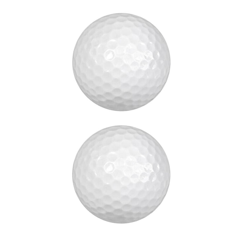 Prettyia   2Pcs   Practice   Golf   Ball   Sports   Outdoor   Indoor   Golf