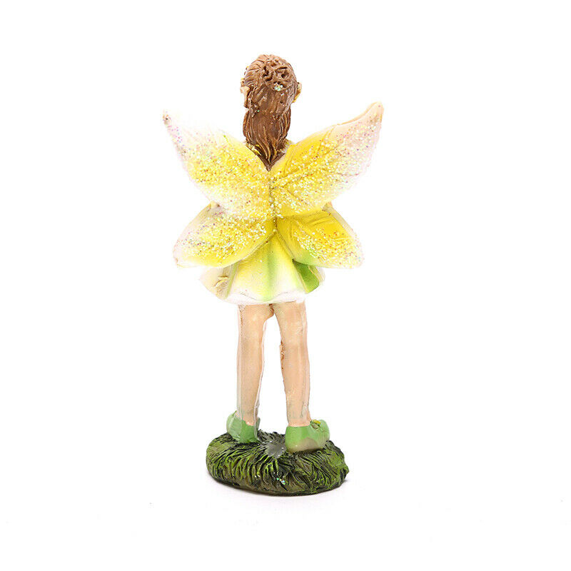 Fairytale Garden Flower Fairy Flying Wing Micro landscape Home Decoration Cra DF
