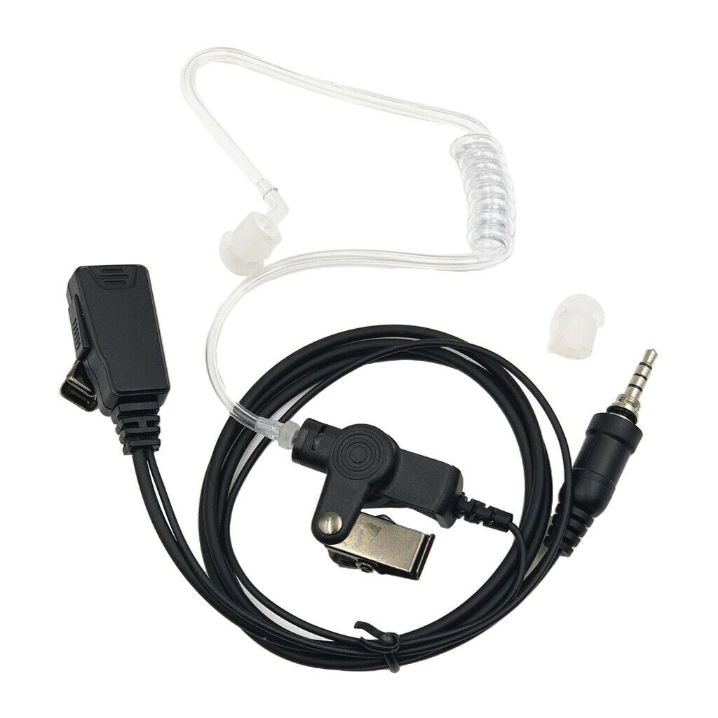 Clip Earpiece Headset with Microphone for Yaesu Vertex VX-127 FT-270 PY-6321