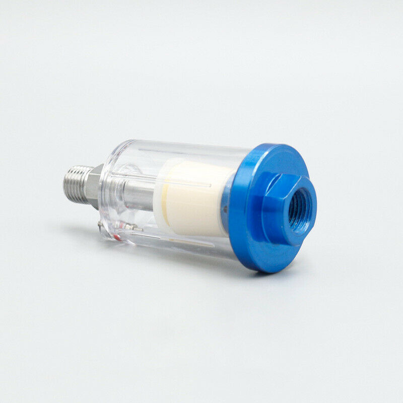 1/4" Air Brush Compressor In Line Oil Water Separator Tool Trap Filter Separator