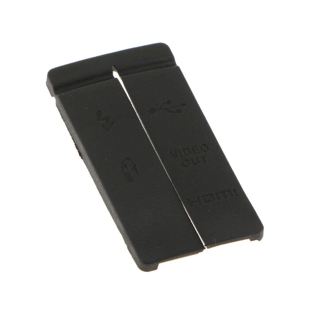 USB/MIC/ /AV OUT Rubber Door Cover Port Skin Replacement for Canon 50D