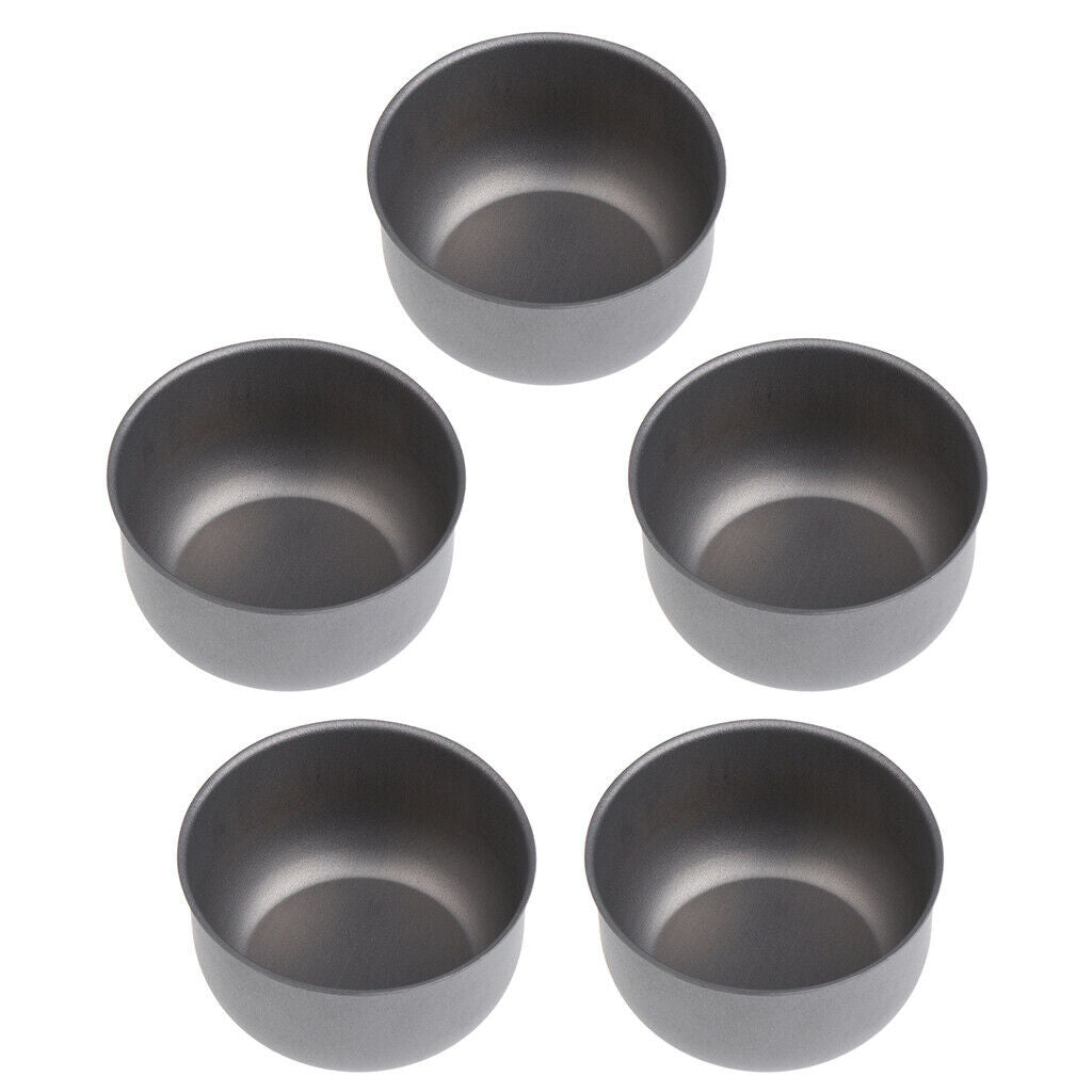 5 Pieces Camping Cups, Mini Titanium Tea Cups, Stemless Wine Glasses, Outdoor