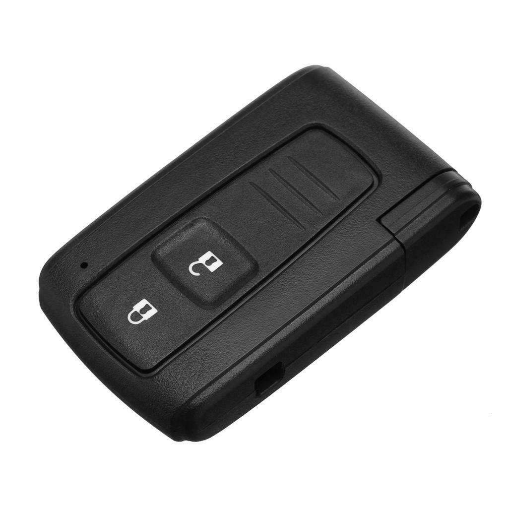 Black 2 Buttons Remote Car Key Fob Cover Case For  Corolla Verso Prius