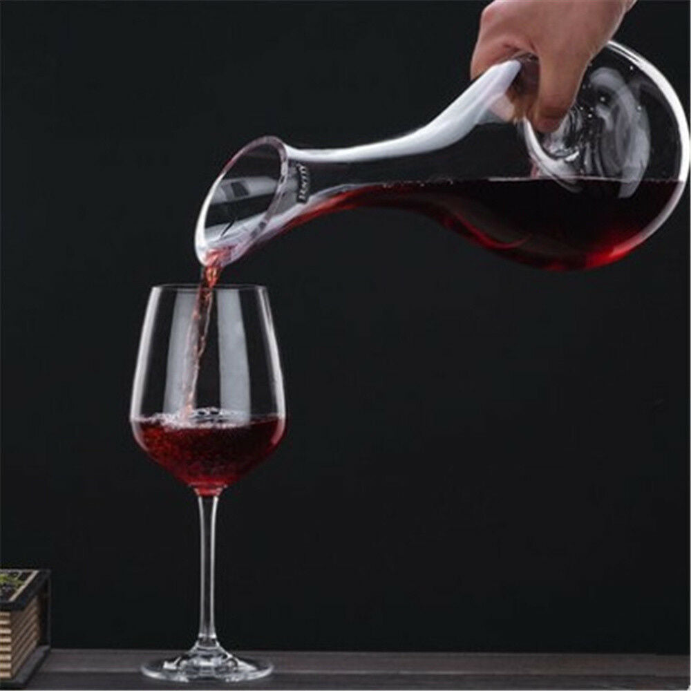 Crystal Snail wine decanter Lead-free wine Carafe Accessories Handmade 1150ml
