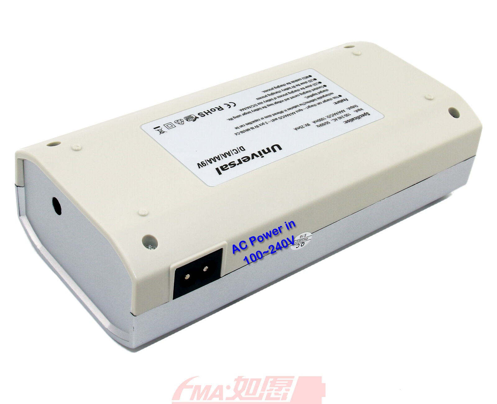 Intelligent Smart LCD Charger/Discharger for D AA AAA 9V Ni-MH/Ni-Cd Battery US