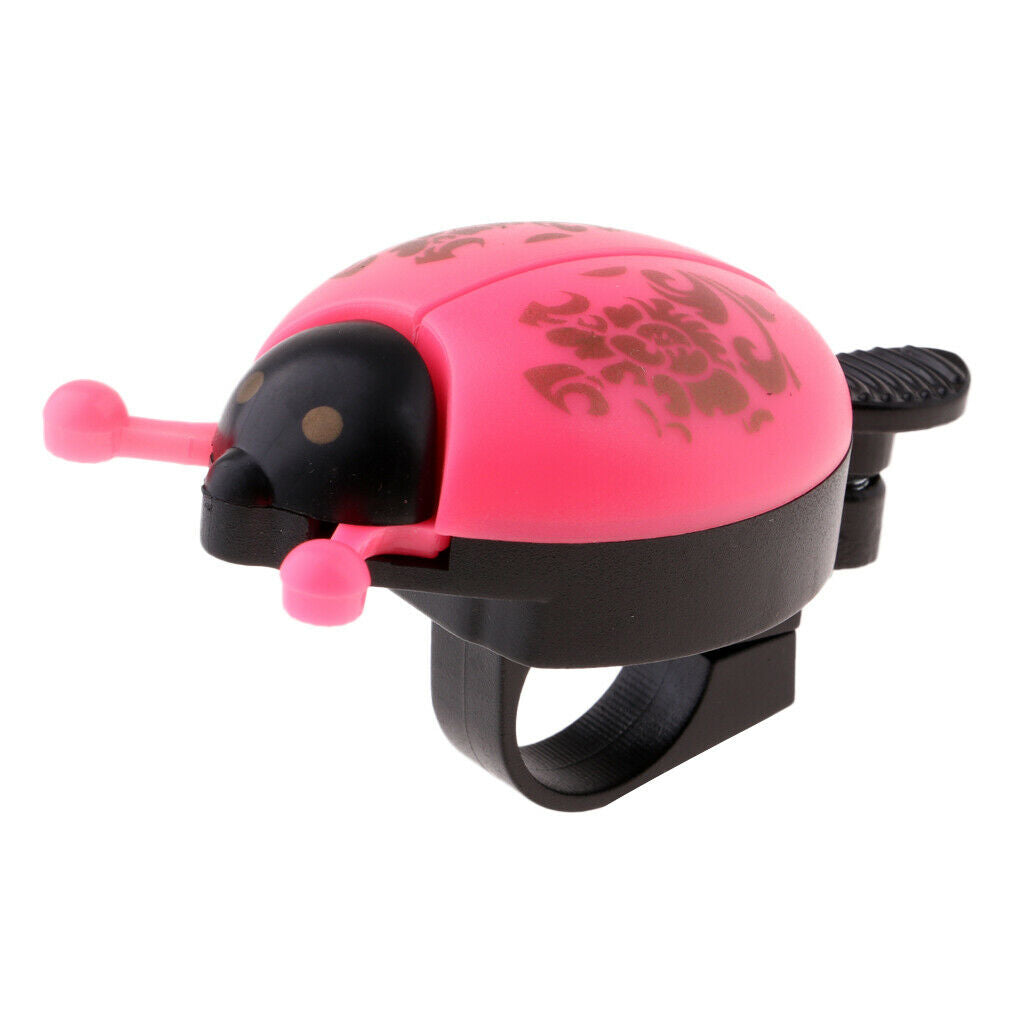 Children Kids Girls Bike Bicycle Shopping Front Basket + Ladybird Bell Horn Ring